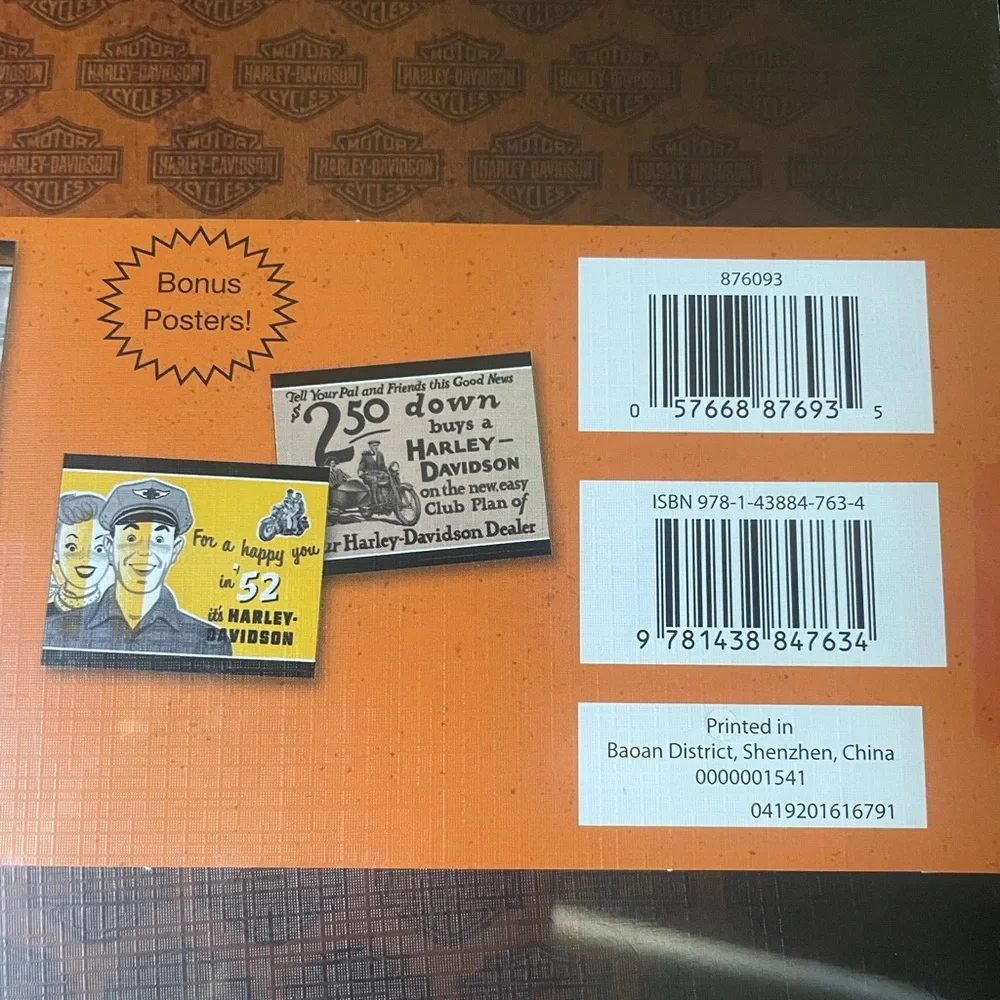Harley-Davidson 2017 Collector's Calendar Sealed